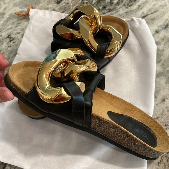 JW Anderson Leather Slides - Picture 7 of 12